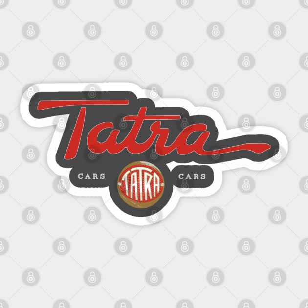 Tatra Cars Sticker by Midcenturydave